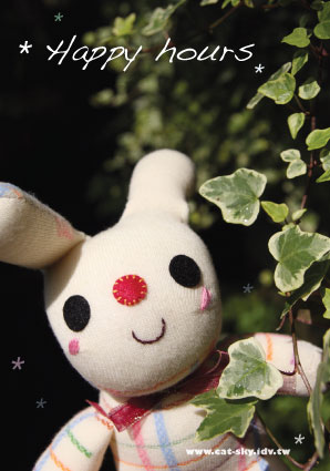可愛小兔 明信片