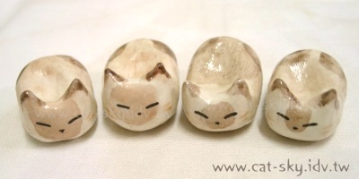 小P貓餃子DIY-喜馬拉雅貓 黑臉黑臉!